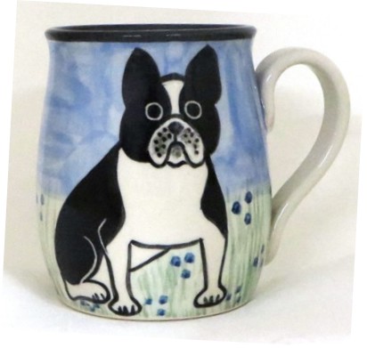 French Bulldog Black and White -Deluxe Mug